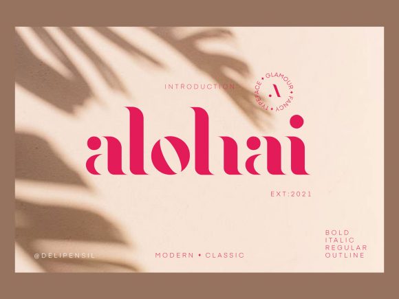 Alohai: A Display Font That Elevates Web Design