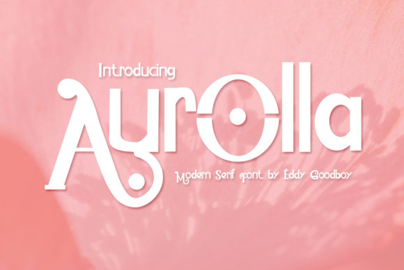 Aurolla: A Distinct Display Font That Elevates Real Branding Work