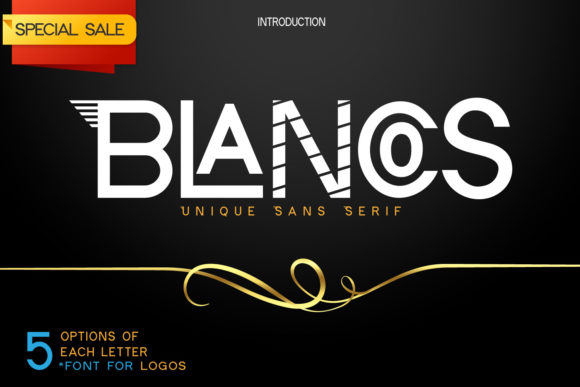 Blancos Font: A Display Typeface for Standout Branding
