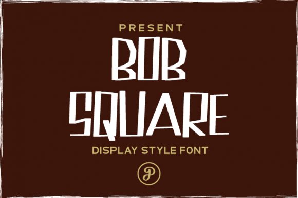 Bobsquare: A Playful Squared Font for Makers and Small Shops