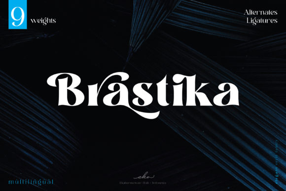 Brastika: A Bold Display Font for Publishers