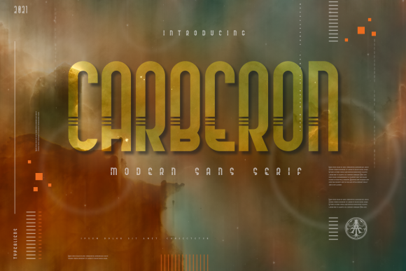 Carberon: A Sharp Display Font for Digital Designers
