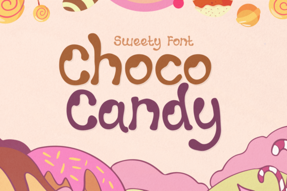Choco Candy: A Playful Display Font for Web Designers