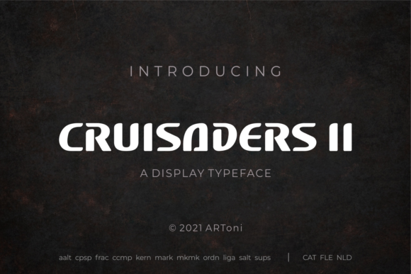 Cruisader II: A Display Font That Anchors Editorial Mood