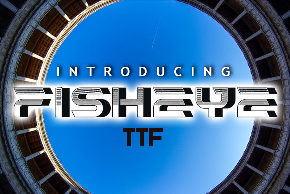 Fisheye: A Bold 3D Display Font for Editorial Impact