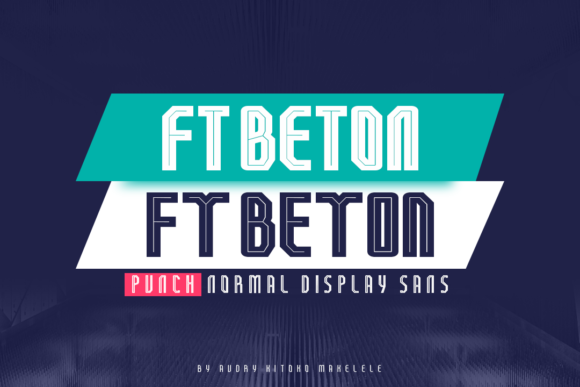 FT Beton Punch: A Modern Display Font for Publishing Projects