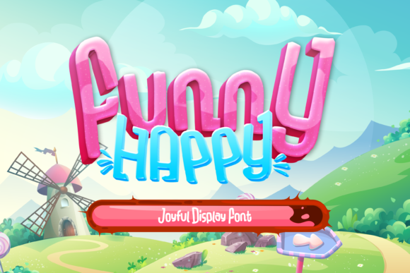 Funny Happy: A Playful Display Font for Scroll-Stopping Campaigns