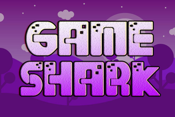 Game Shark: A Chunky Playful Display Font for Bold Branding