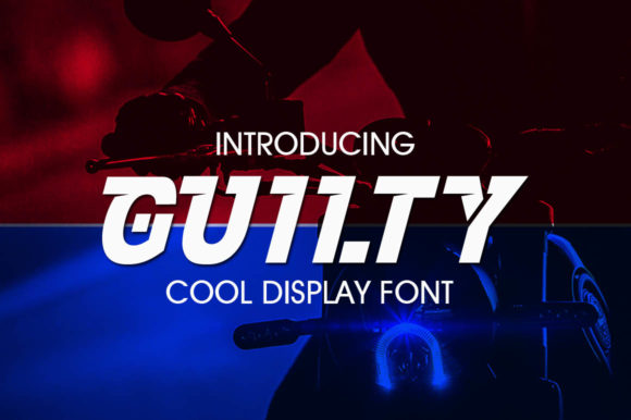 Guilty: A Clean, Modern Display Font for Handmade Creators