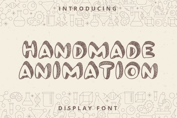 Handmade Animation: A Friendly Display Font for Small Business Branding
