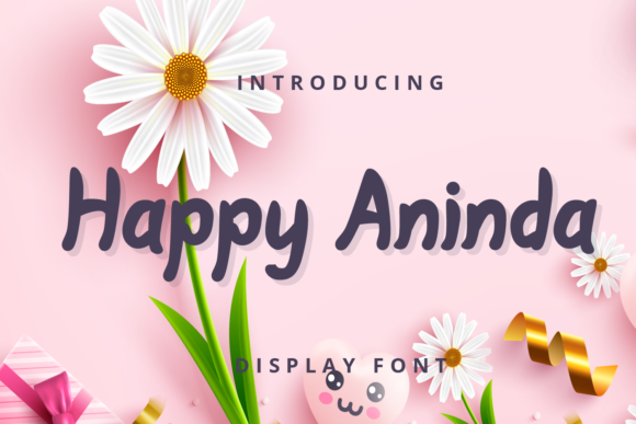 Happy Aninda: A Playful Display Font for Crafters