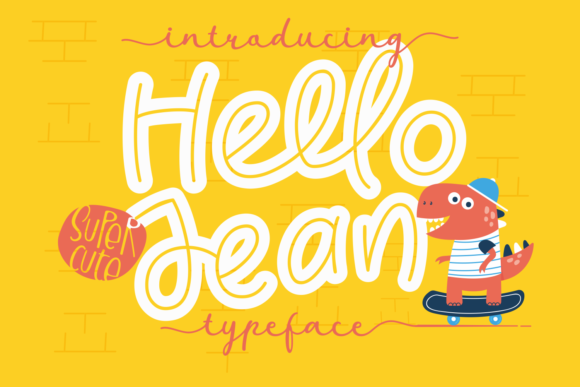 Hello Jean: A Friendly Display Font That Elevates Real Business Branding