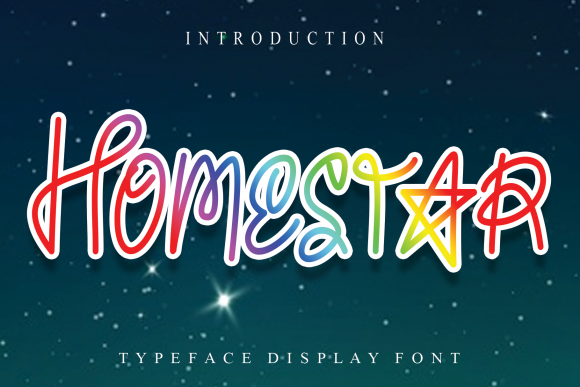 Homestar Font: A Jolly, Down-to-Earth Typeface for Crafters