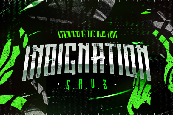 Indignation: A Sharp Display Font for Modern Web Layouts