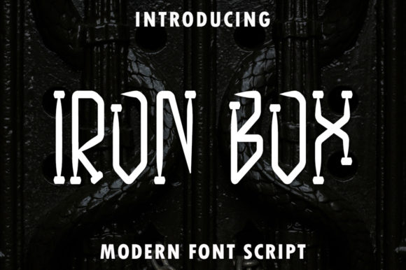 Iron Box: A Display Font That Cuts Through the Feed