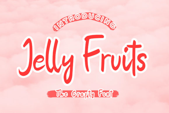 Jelly Fruits Font: Sweet, Curved Charm for Handmade Labels & Invitations