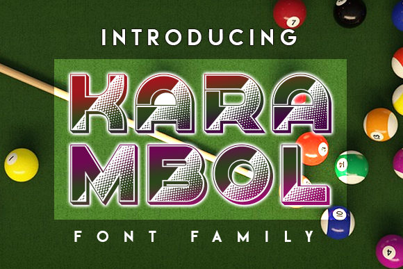 Karambol: A Display Font That Brings Bold Personality to Branding
