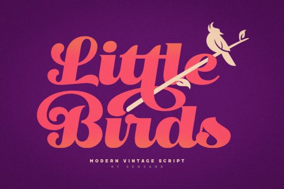 Little Birds: A Bold Display Font for Campaign Impact