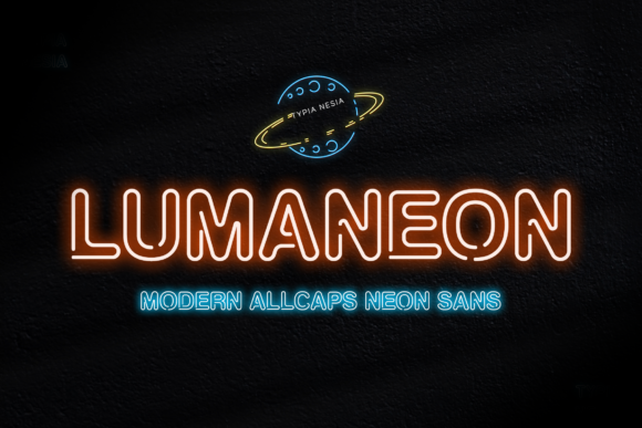Lumaneon: A Bold, Trend-Forward Display Font for Real Branding