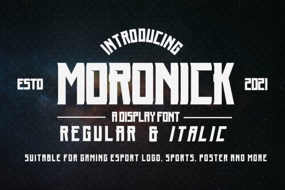 Moronick: A Display Font for Campaigns That Demand Attention