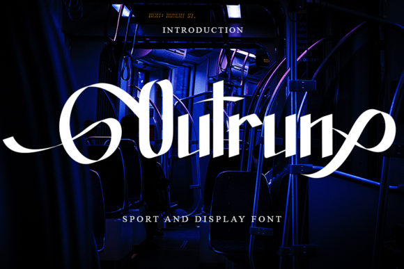 Outrun: A Display Font That Grabs Attention—Without the Noise
