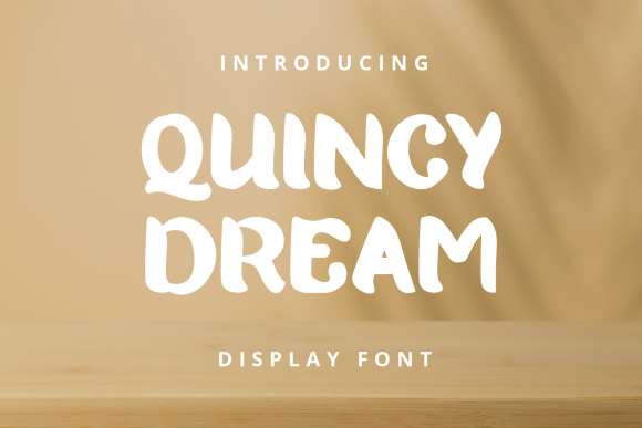 Quincy Dream: An Elegant Display Font for Branding Projects