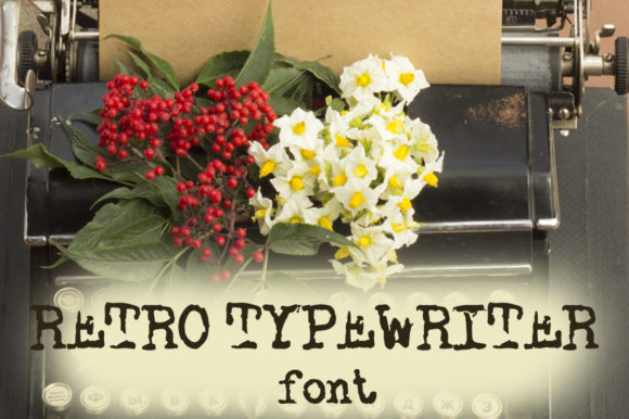 Retro Typewriter: A Vintage Display Font That Adds Soul to Branding