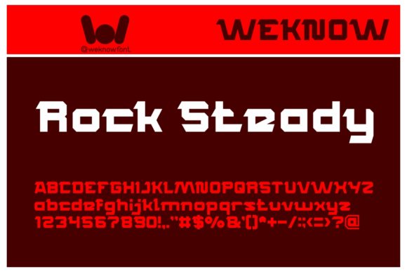 Rocksteady: A Display Font That Makes Your Headlines Pop