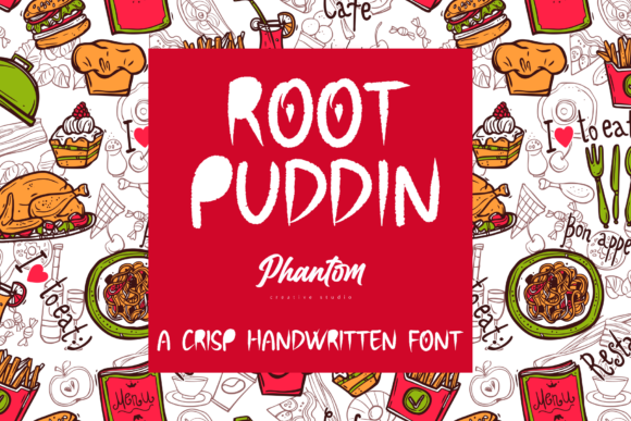 Root Puddin: A Quirky Brush Font for Crafters