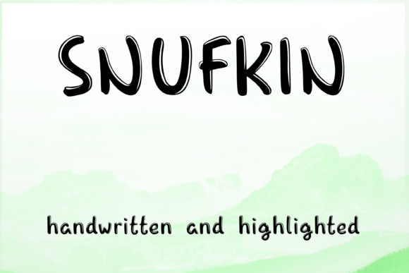 Snufkin: A Playful Display Font That Feels Like a Smile