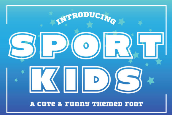 Sport Kids: A Bold Display Font for Digital Campaigns