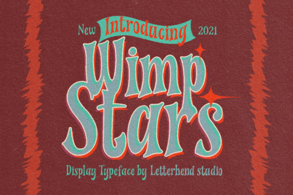Wimp Stars: A Retro Display Font That Commands Attention